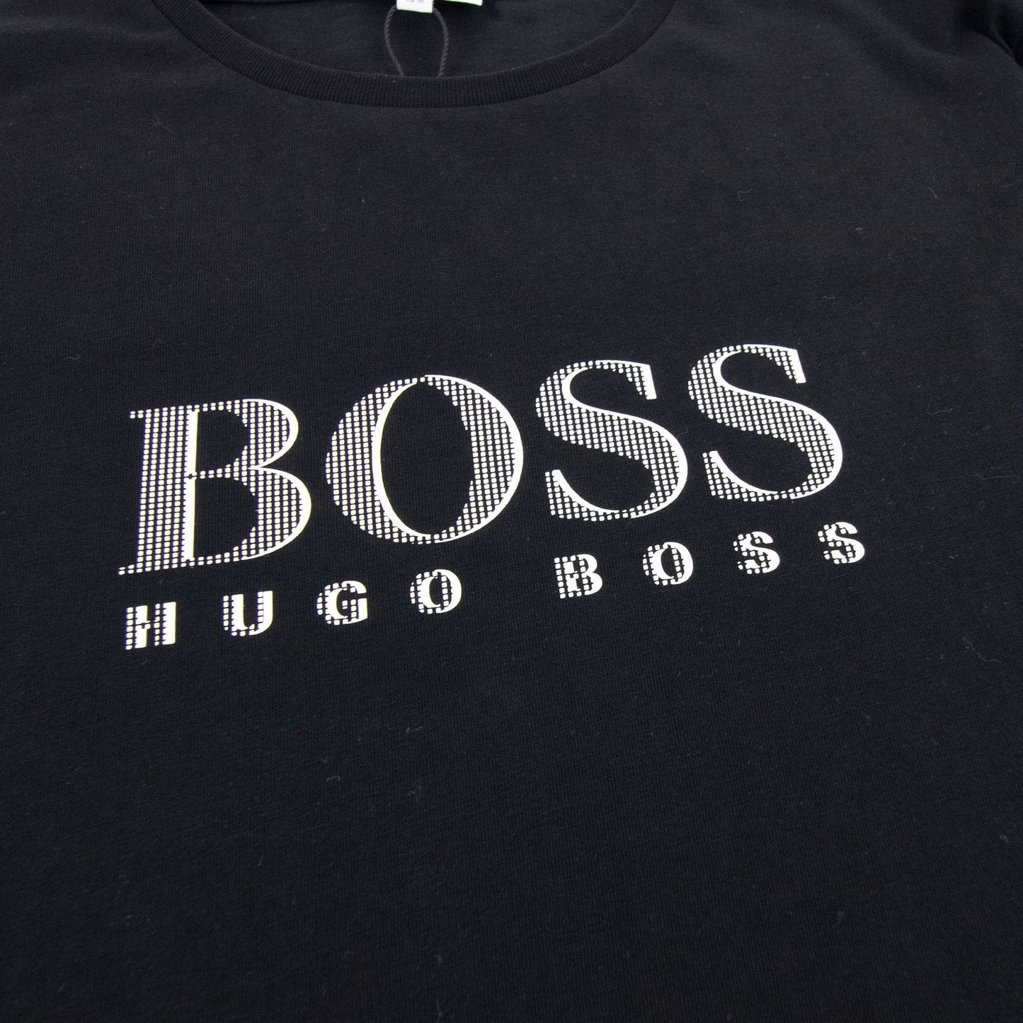 Hugo Boss Kids Logo Broken Logo T Shirt Black 09b