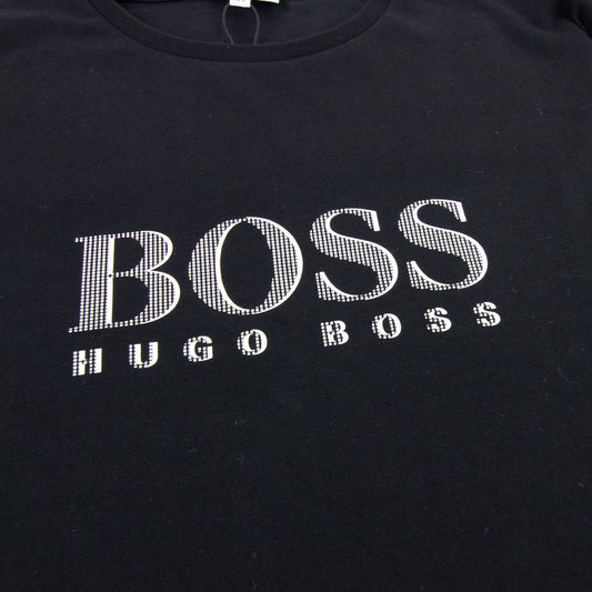 Hugo Boss Kids Logo Broken Logo T Shirt Black 09b