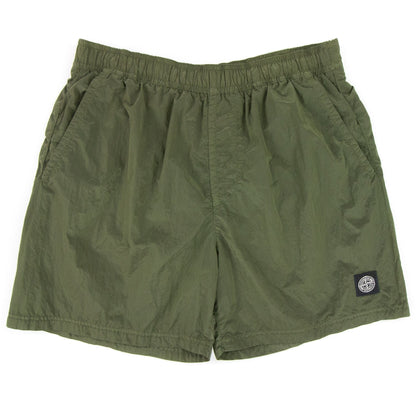 Stone Island B0943 Nylon Metal Swim Shorts Khaki V0058