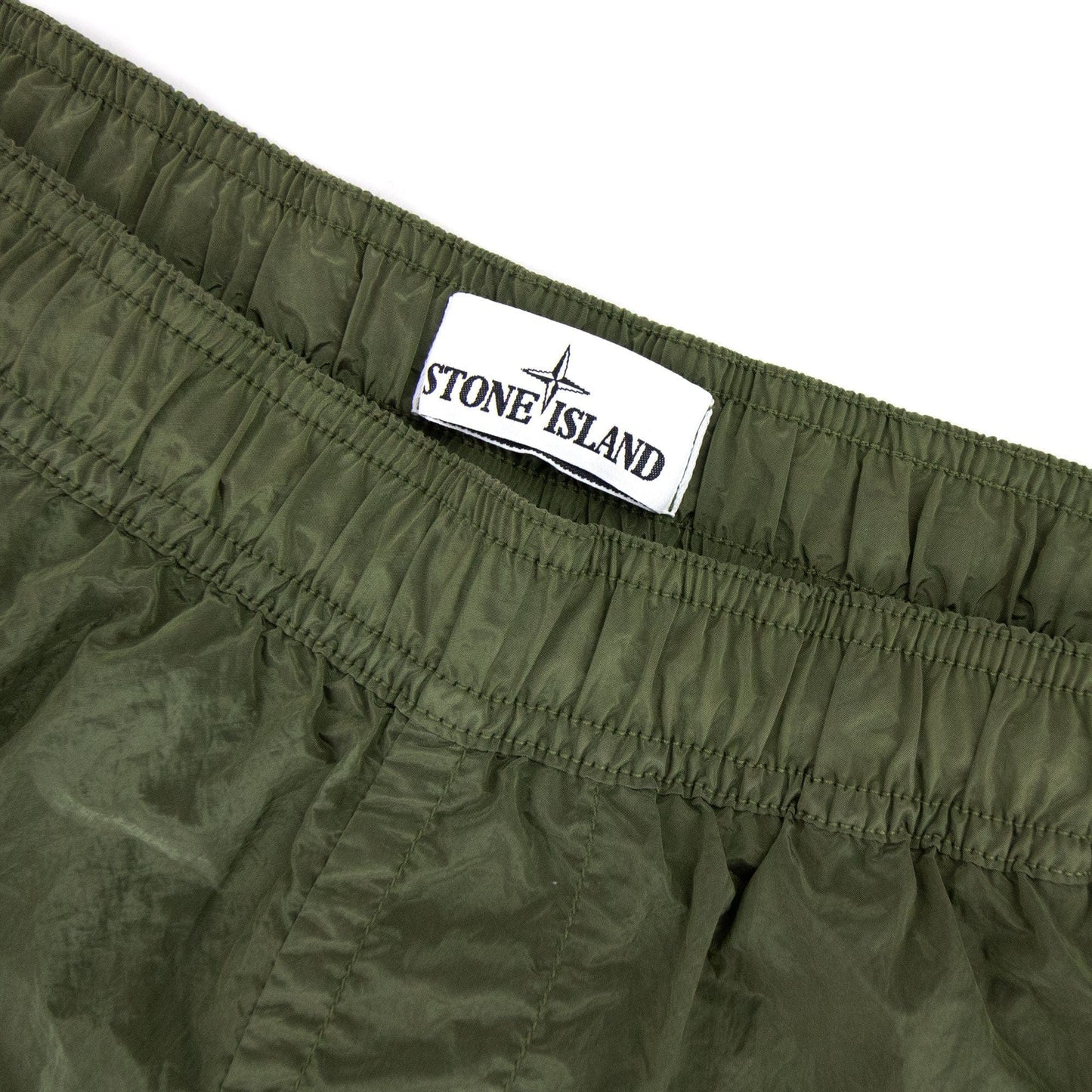 Stone Island B0943 Nylon Metal Swim Shorts Khaki V0058