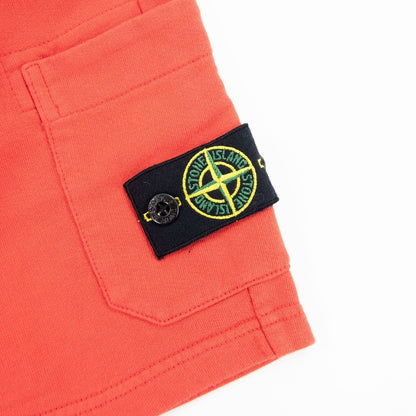 Stone Island Junior S/s Shorts Red V0010