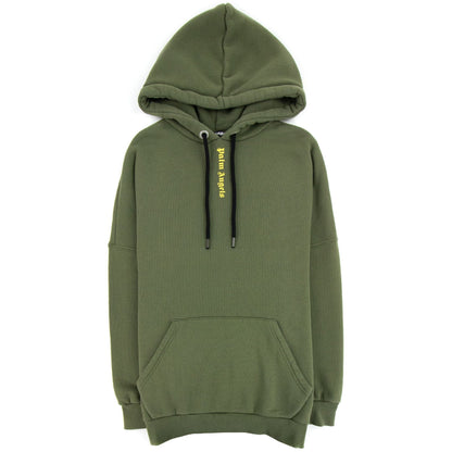 Palm Angels Ns Logo Over Hoody Military Green