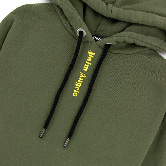 Palm Angels Ns Logo Over Hoody Military Green