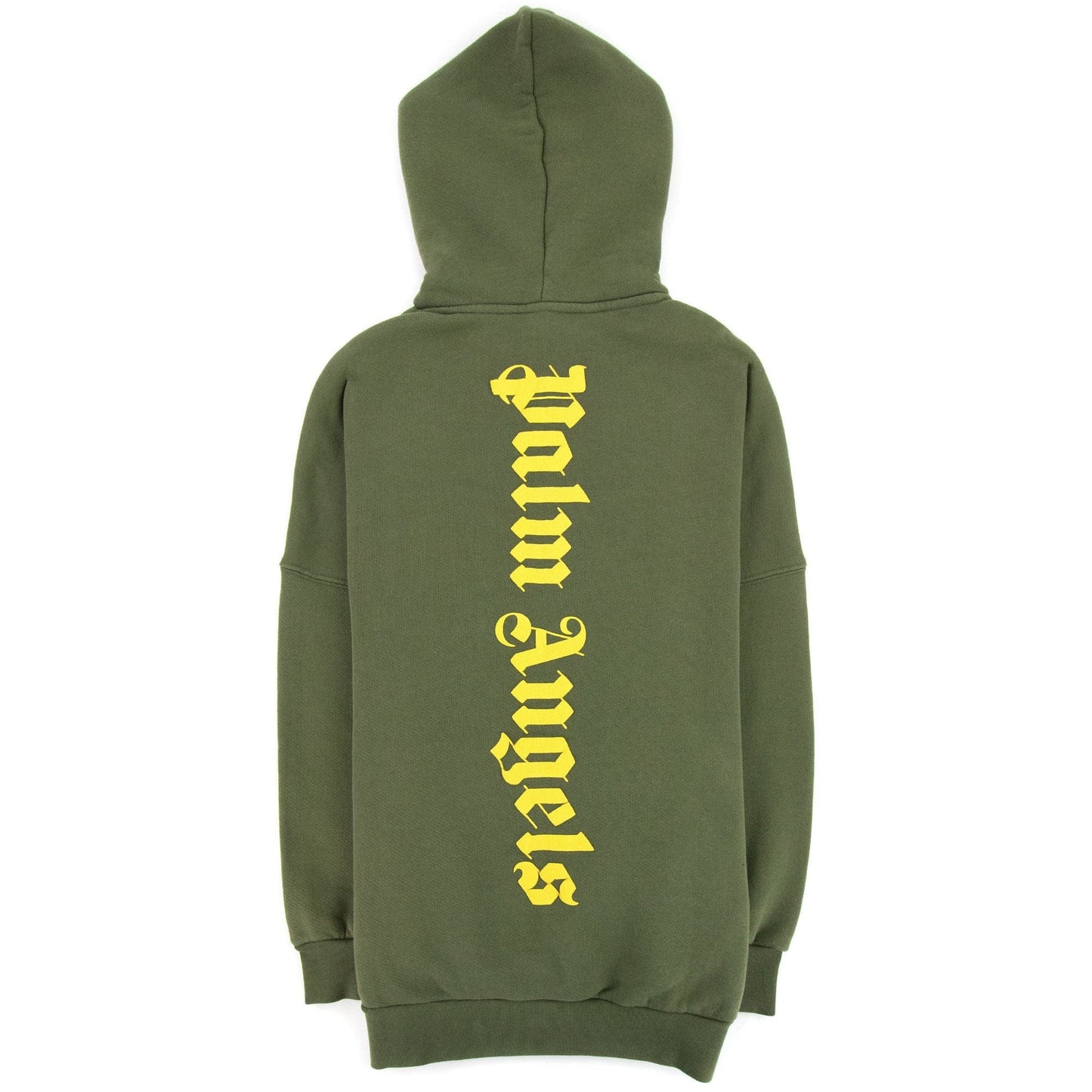 Palm Angels Ns Logo Over Hoody Military Green