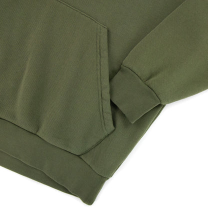 Palm Angels Ns Logo Over Hoody Military Green