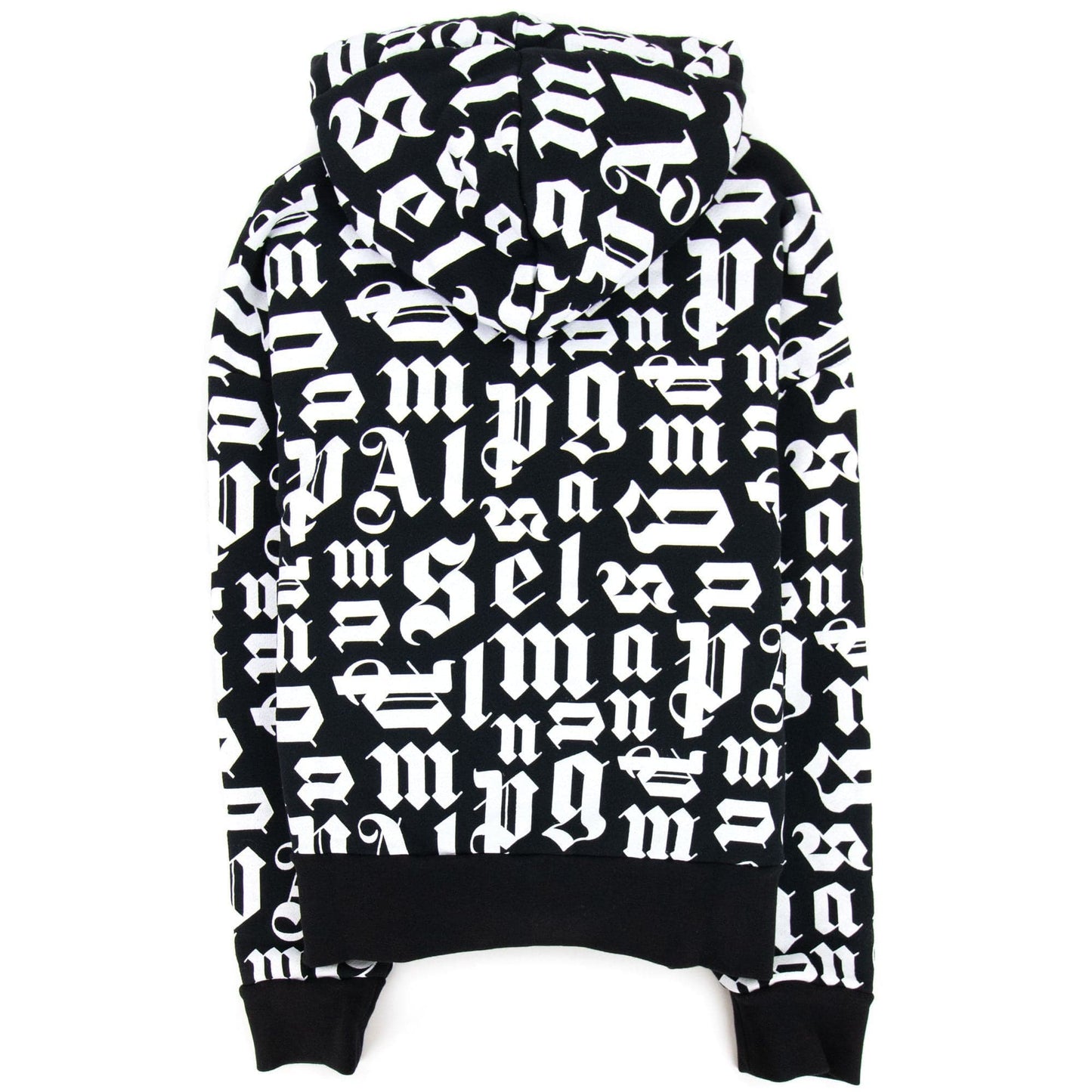 Palm Angels Broken Monogram Hoody Black