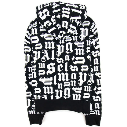 Palm Angels Broken Monogram Hoody Black