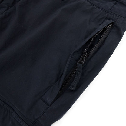 Stone Island Stretch Cotton Tela Cargo Shorts Navy V0020