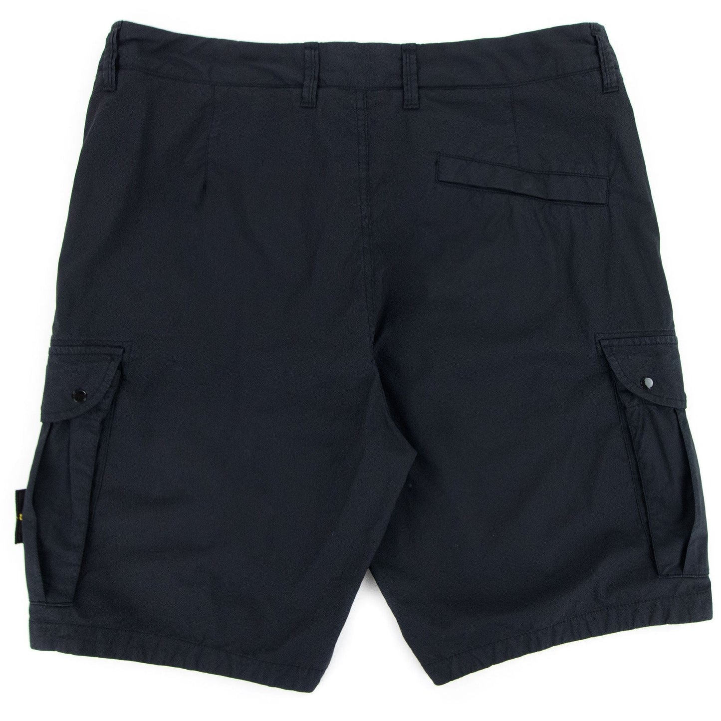 Stone Island Stretch Cotton Tela Cargo Shorts Navy V0020