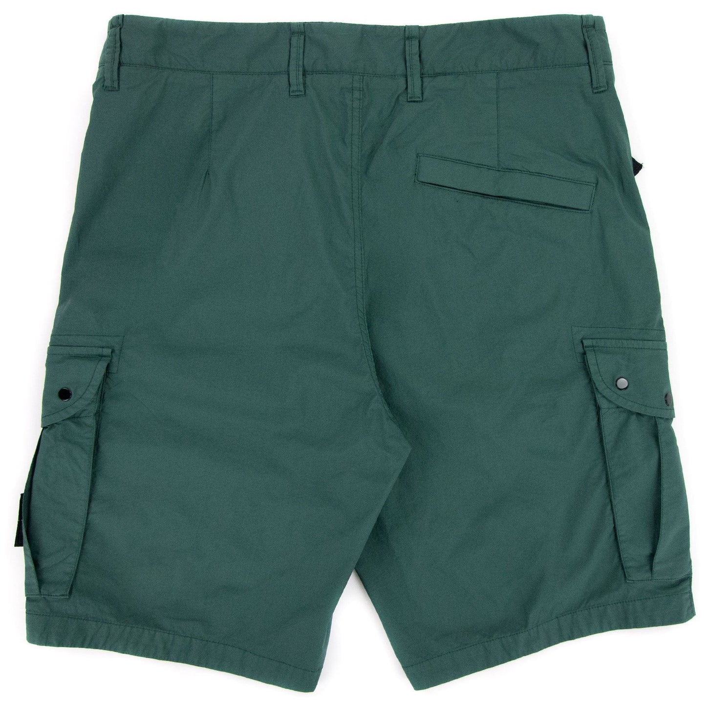 Stone Island Stretch Cotton Tela Cargo Shorts Green V0057