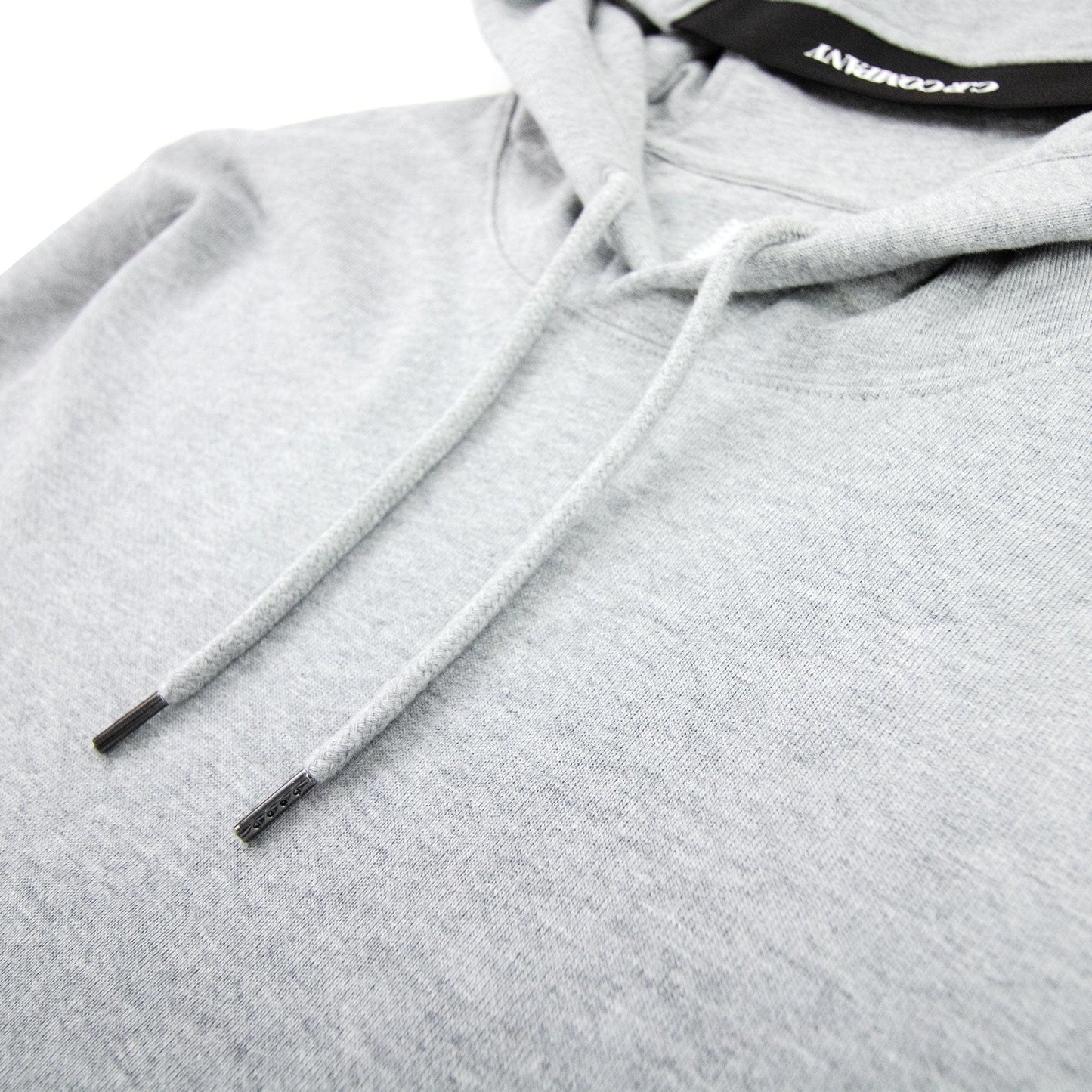 CP Company Diagonal Raised Fleece Garment Dyed Lens Hoodie Grey M93