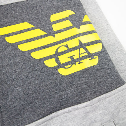 Armani Junior Eagle Logo Tracksuit Dark Grey