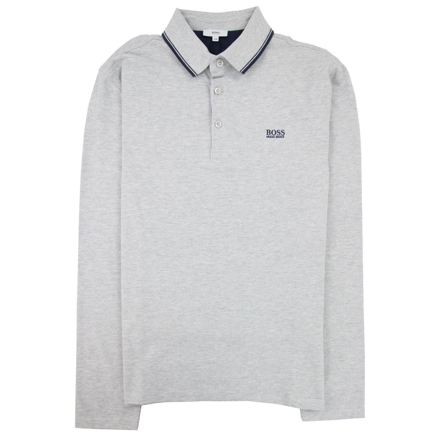 Hugo Boss Kids L/s Polo Collar Stripe Light Grey