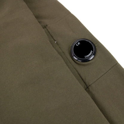 CP Company Light Fleece Lens Crew Sweatshirt Khaki 683
