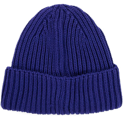 CP Company Extra Fine Merino Wool Goggle Beanie Blue 878