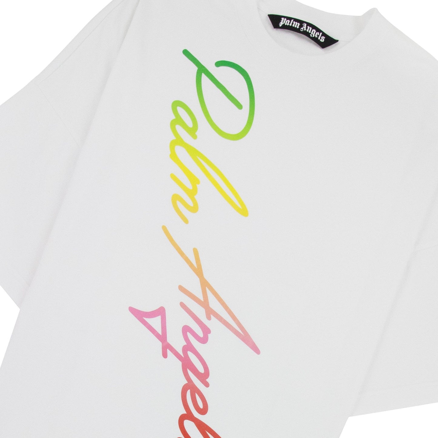 Palm Angels Miami Logo Loose Tee White