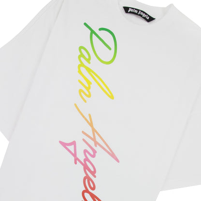 Palm Angels Miami Logo Loose Tee White