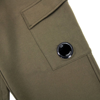 CP Company Diagonal Raised Fleece Lens Sweat Pant Gray 665