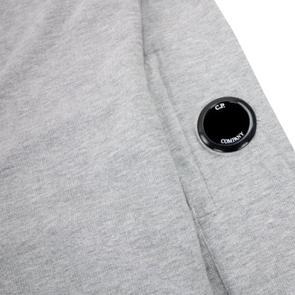 CP Company Diagonal Raised Fleece Full Zip Goggle Hoody Grey M93
