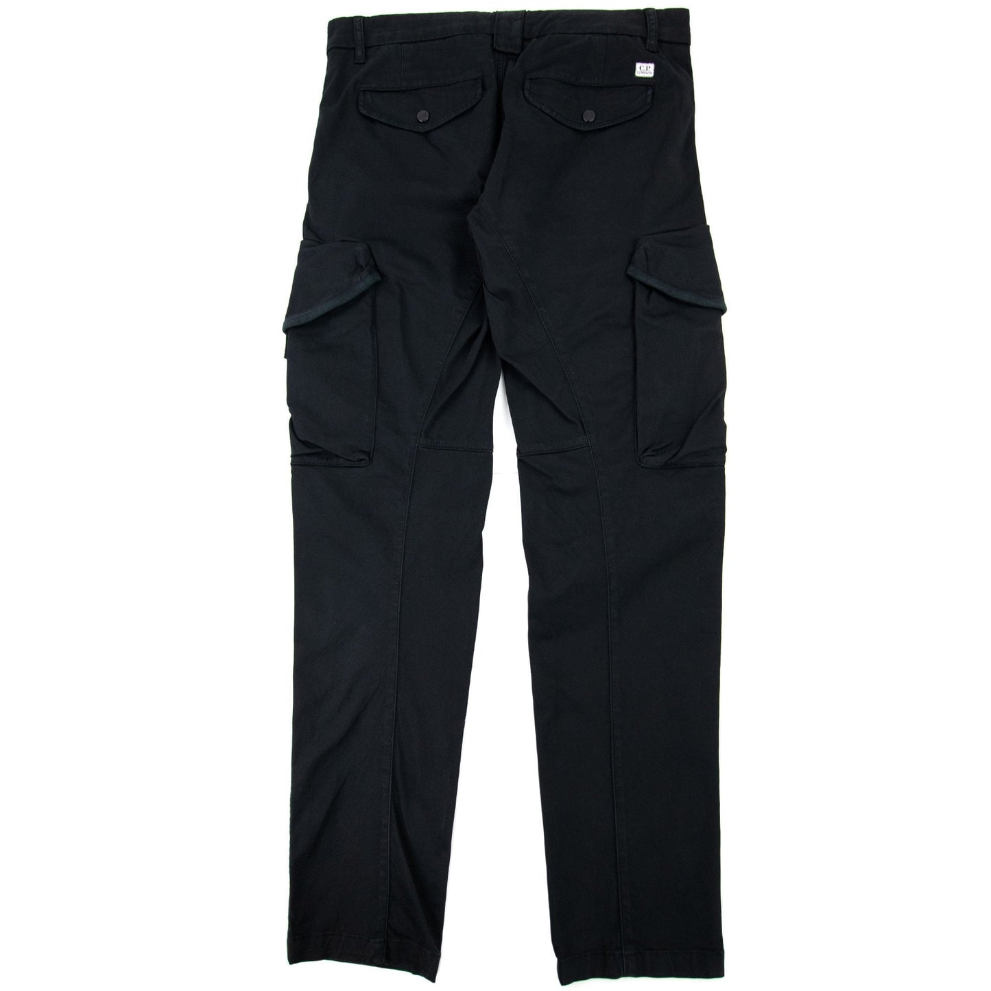 CP Company Stretch Garment-dyed Utility Cargo Pants Black 999