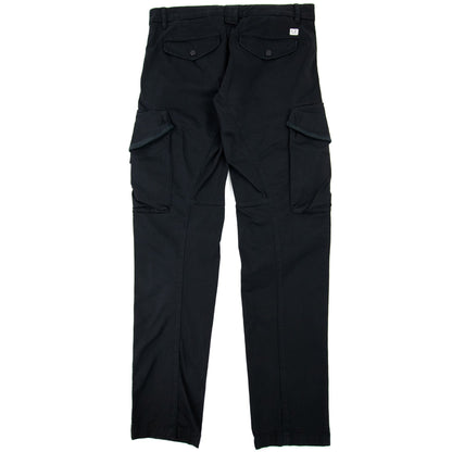 CP Company Stretch Garment-dyed Utility Cargo Pants Black 999
