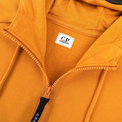 CP Company Diagonal Raised Fleece Full Zip Goggle Hoody Desert Sun 436