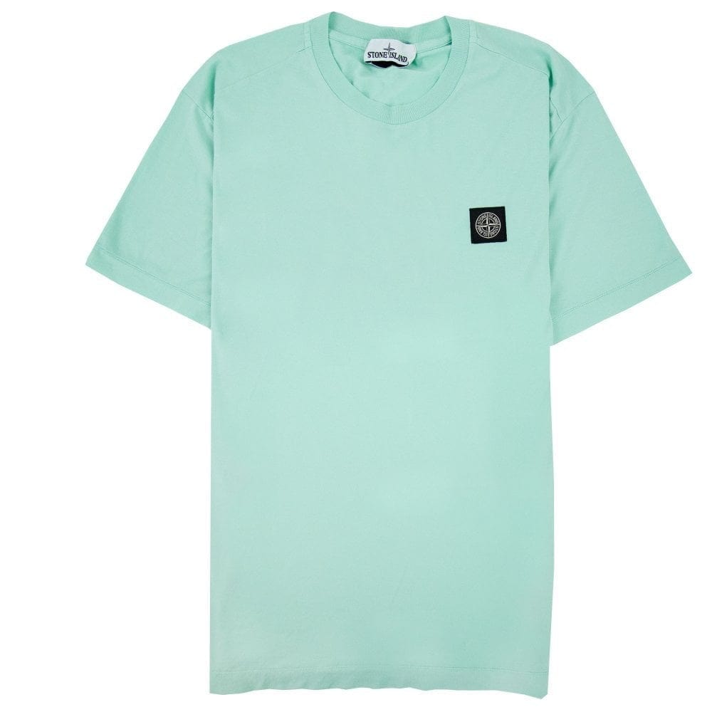 Stone Island 24113 Logo T-shirt Mint Green V0044
