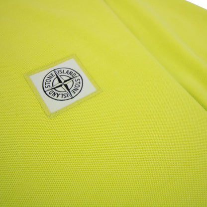 Stone Island Slim Fit Patch Polo Yellow V0051