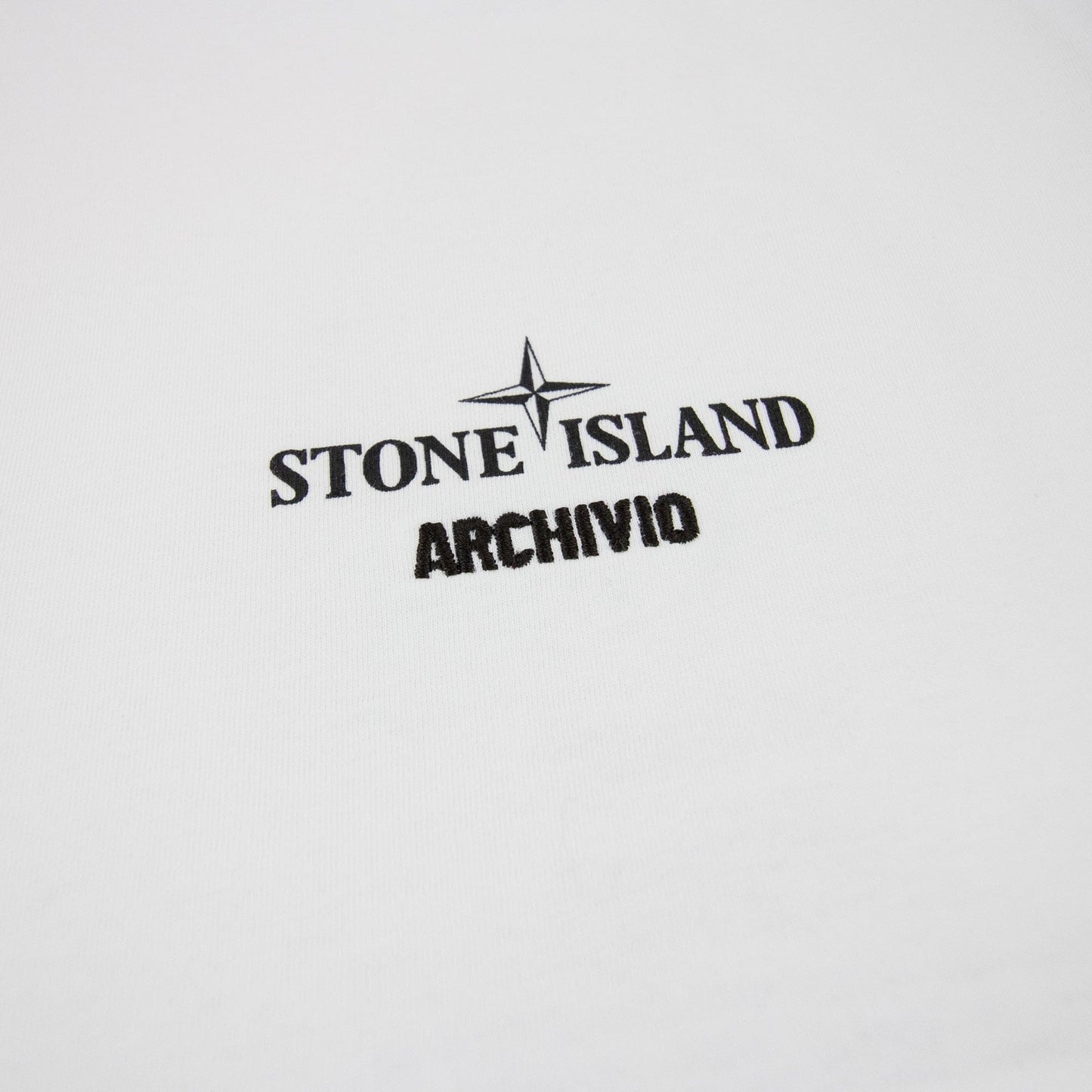 Stone Island Archivio Print T Shirt White V0001