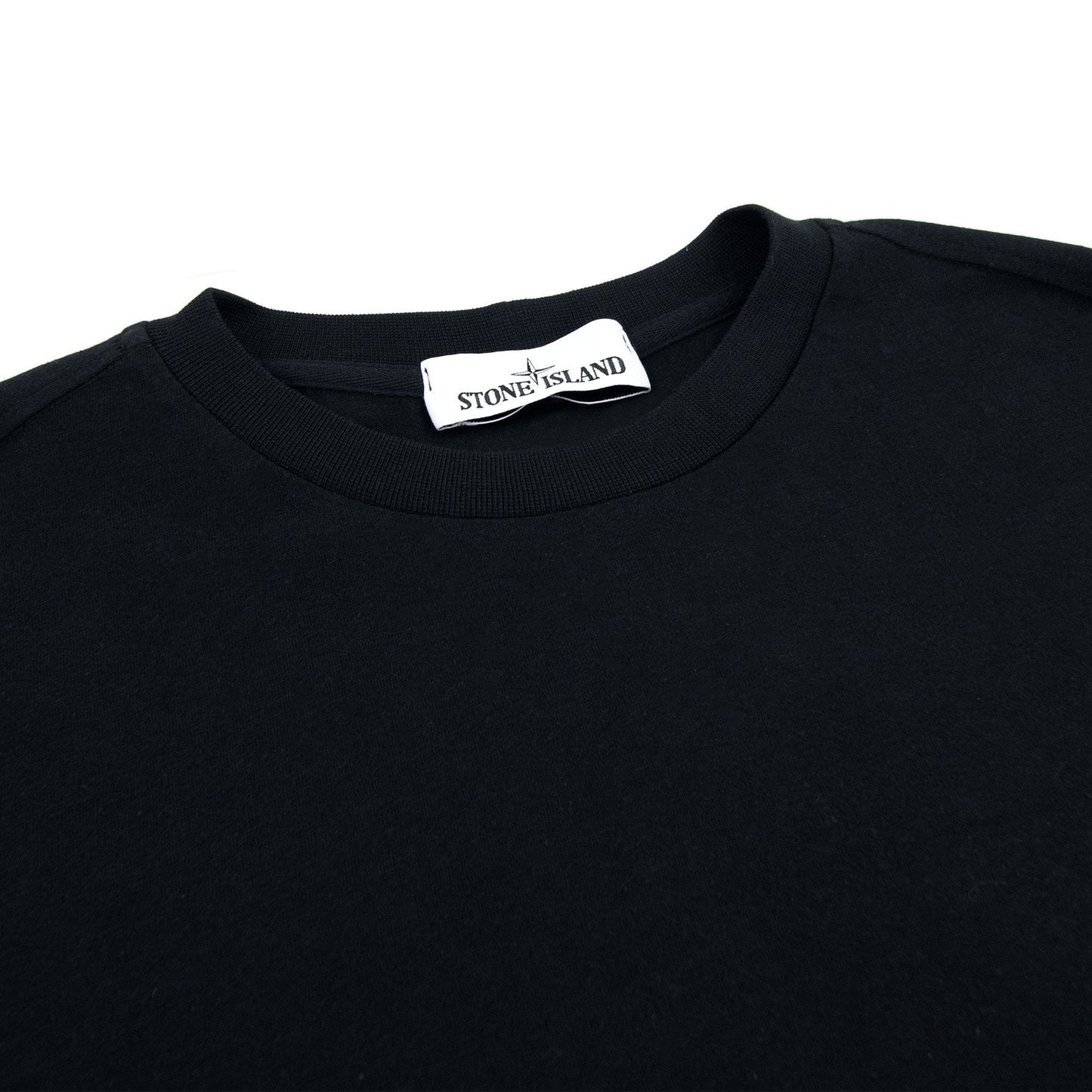 Stone Island Marina Logo T Shirt Black Voo29
