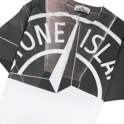 Stone Island Printed Logo T Shirt White V0001