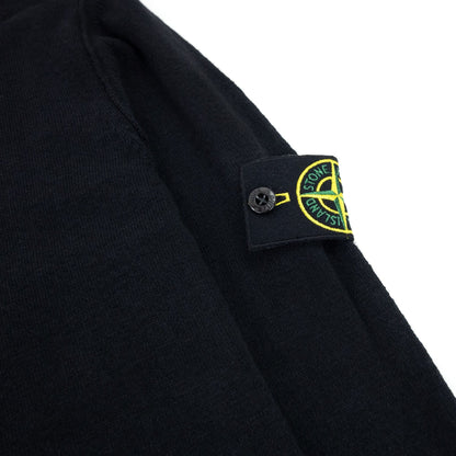 Stone Island 502b0 Fine Knit Sweater Black V0029