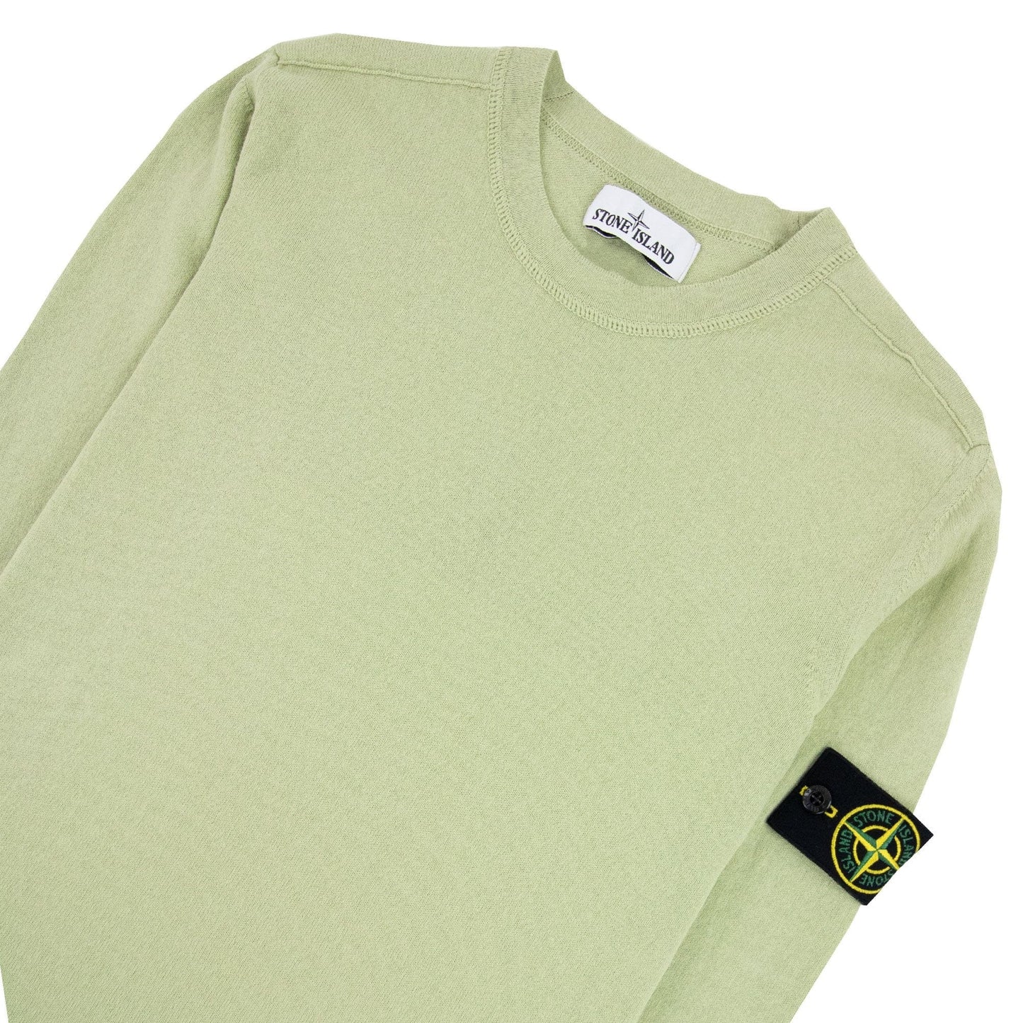 Stone Island 532b9 Crewneck Knitwear Light Green V0052