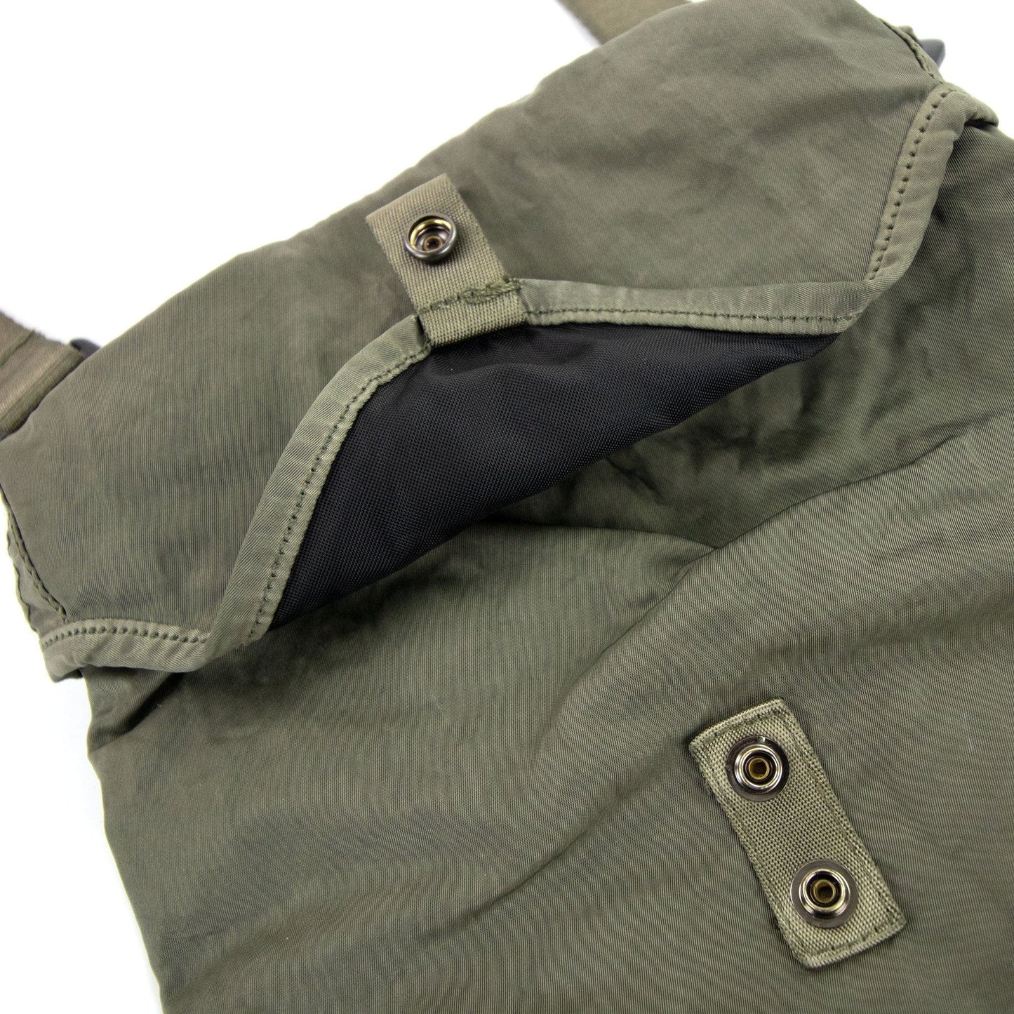 CP Company Nylon B Garment Dyed Crossbody Lens Bag Khaki 665