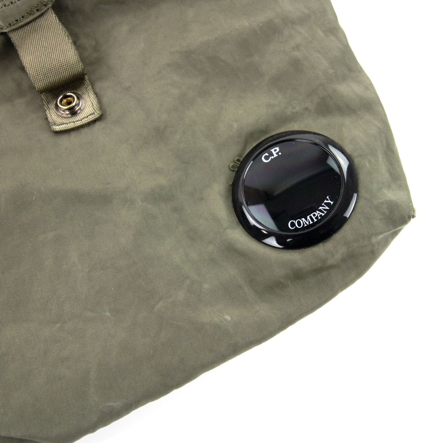 CP Company Nylon B Garment Dyed Crossbody Lens Bag Khaki 665