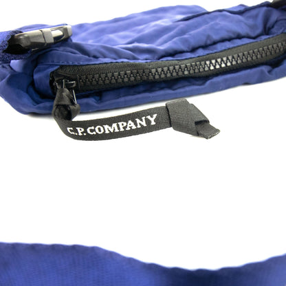 CP Company Nylon B Garment Dyed Crossbody Lens Bag Blue 878