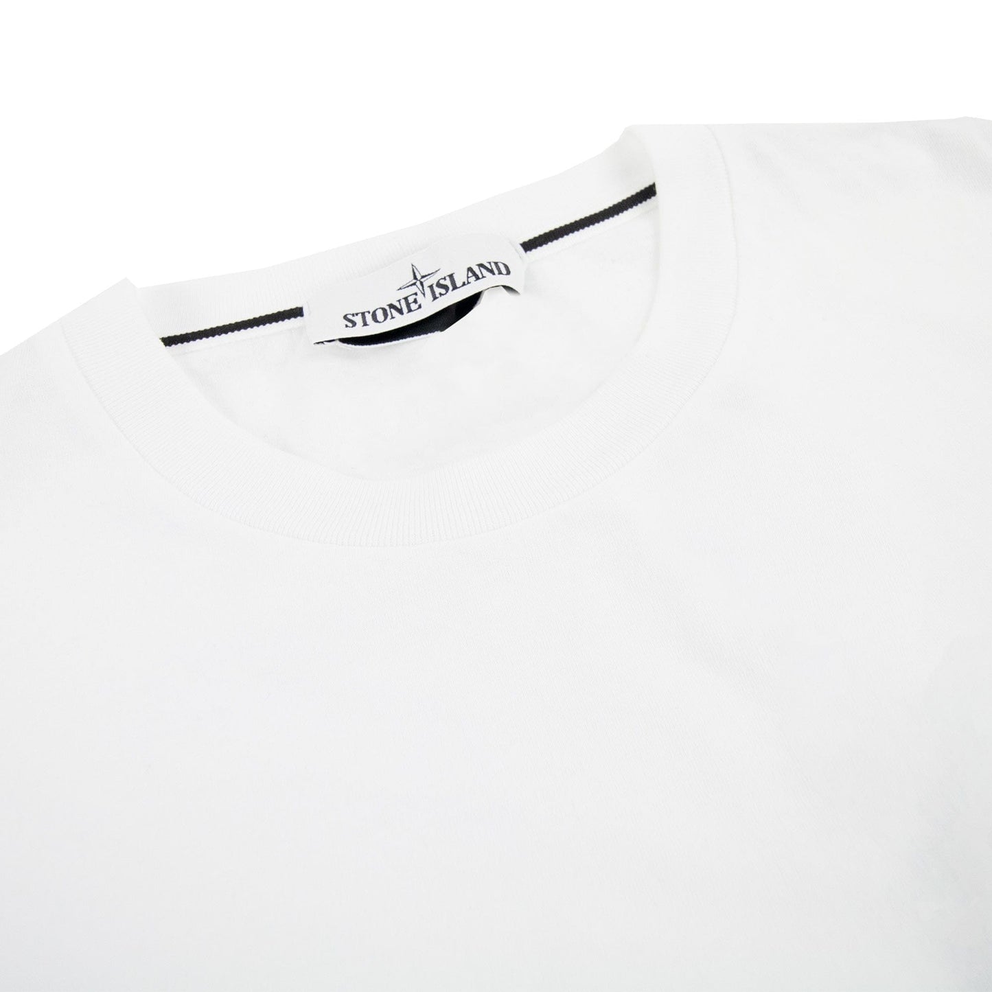 Stone Island Pocket Logo T Shirt White V0001