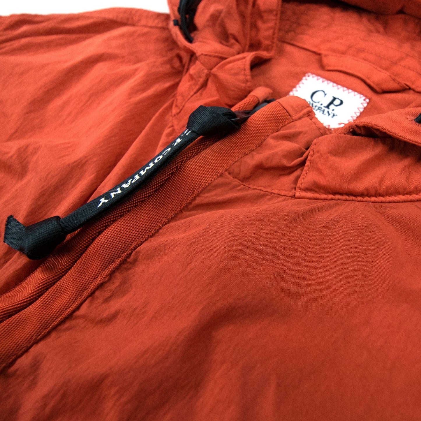 Cp Company Chrome-r Mixed Garment Dyed Goggle Overshirt Orange 468