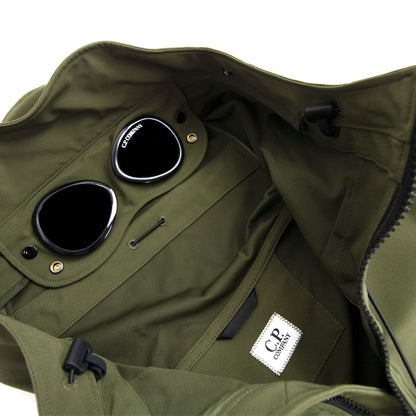 CP Company Soft Shell-r Medium Goggle Jacket Olive Green 683