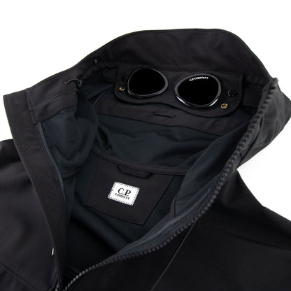 CP Company Soft Shell-r Medium Goggle Jacket Black