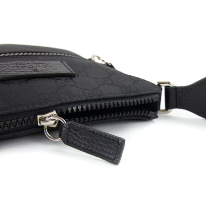 Gucci GG Monogram Messenger Bag Black
