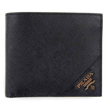 Prada Saffiano Leather Wallet Black
