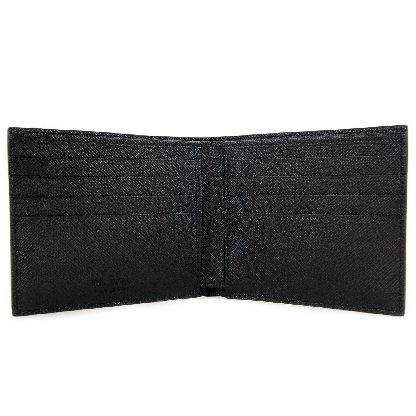 Prada Saffiano Leather Wallet Black
