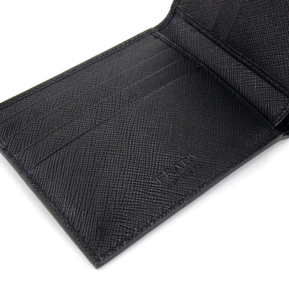 Prada Saffiano Leather Wallet Black