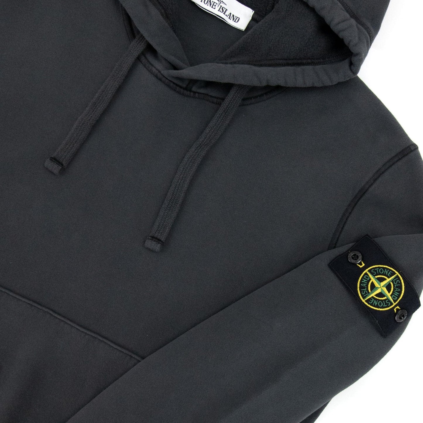 Stone Island 64151 Hooded Sweatshirt Charcoal V0065