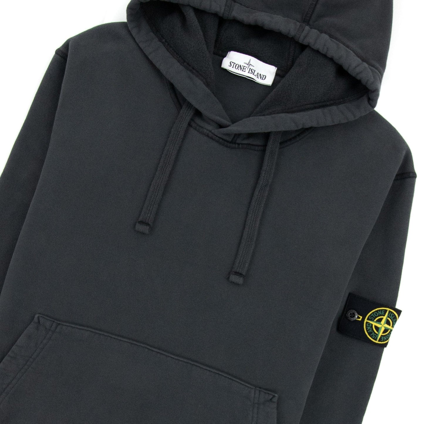 Stone Island 64151 Hooded Sweatshirt Charcoal V0065