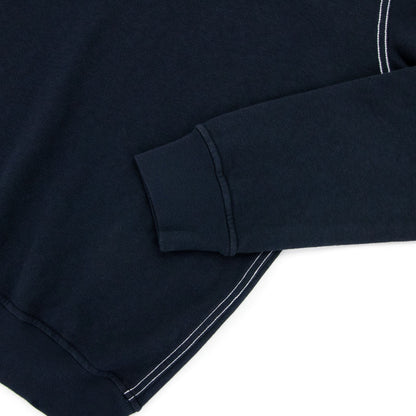 Stone Island Logo Marina Crewneck Sweatshirt Navy V0020
