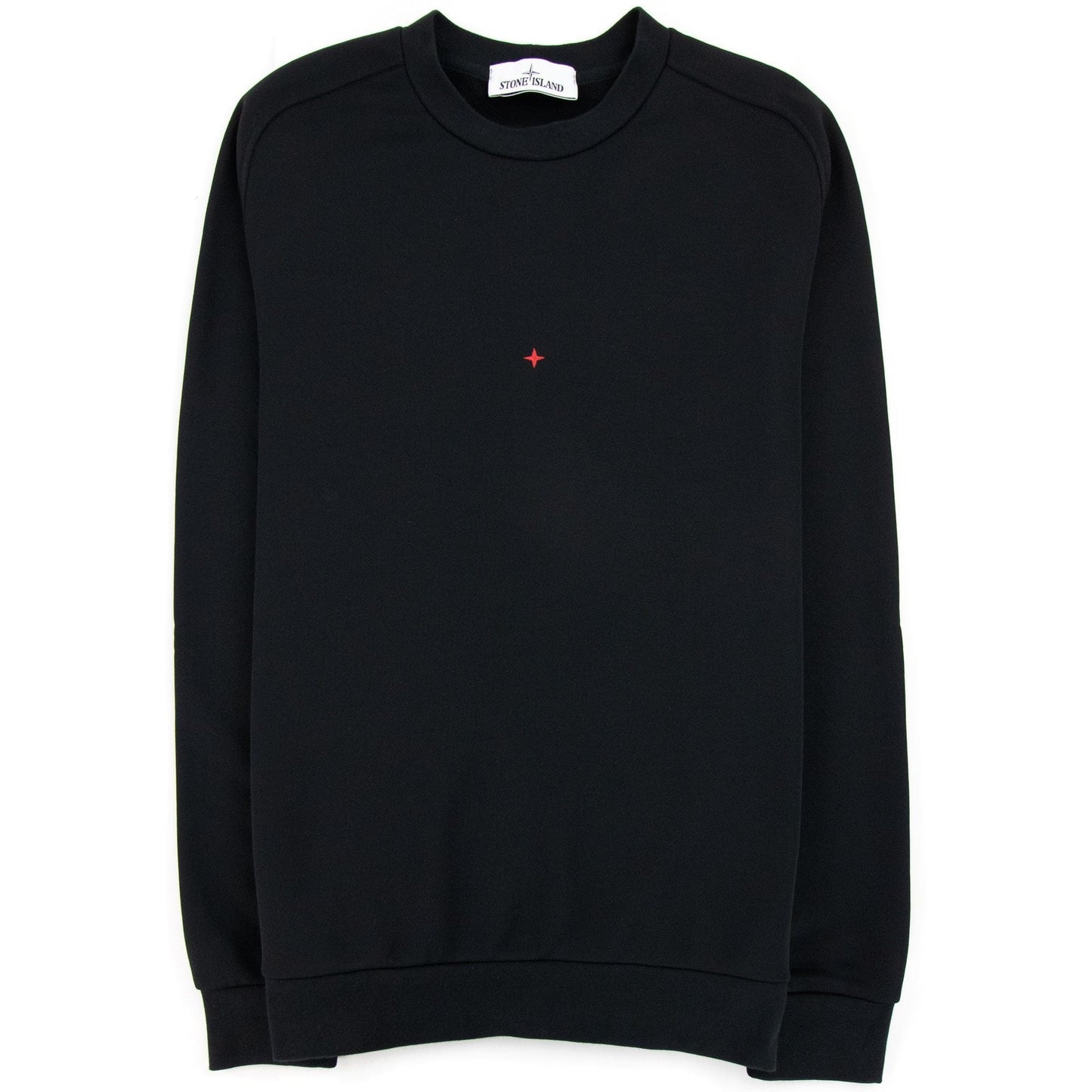 Stone Island Marina Yarn Fleece Crewneck Sweatshirt Black V0029