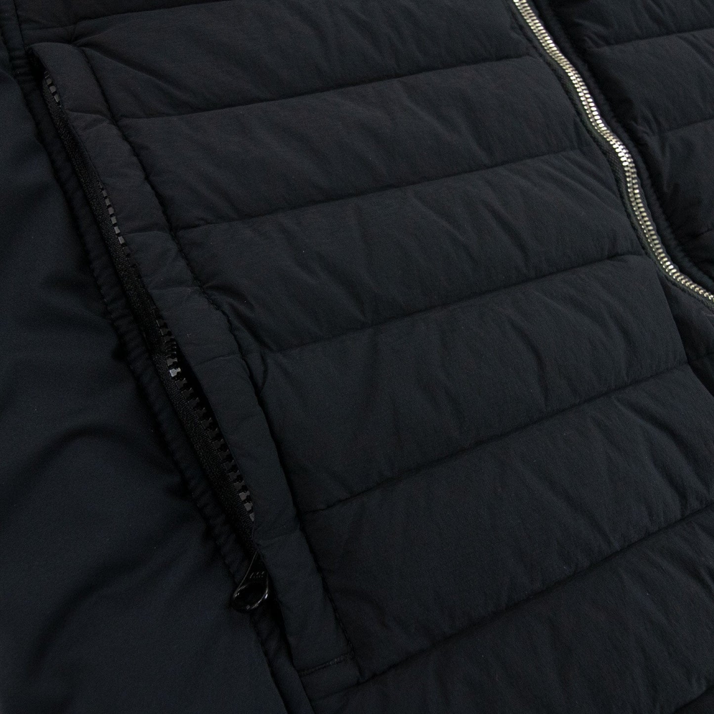 Stone Island G0225 Loom Woven Down Gilet Charcoal V0065