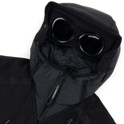 Cp Company Shell Mixed Goggle Gilet Black 999